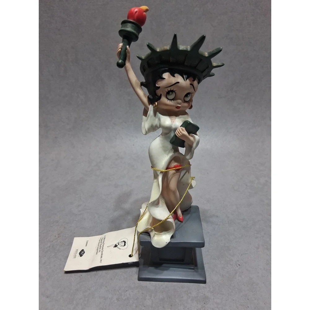 Betty Boop Statue Of Liberty Figurine 6.5